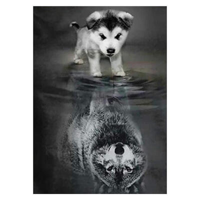 

Dog 5D Diamond Painting Rhinestone Embroidery DIY Needlework Cross Stitch