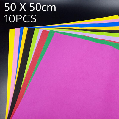 

10pcs 5050cm DIY Sponge Foam Paper Sheet Decoration Hand Made Materials HOT