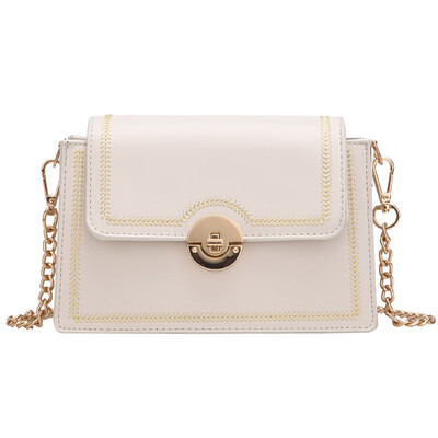 

Bags foreign womens bag new 2019 tide Korean version of the texture Messenger bag fashion wild chain shoulder small square bag