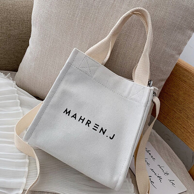 

Womens bag2019 new summer fashion canvas Korean-style Korean-style Korean-style Korean-style Korean-style blue-and-white