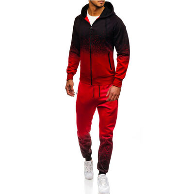 

SUNSIOM Men Tracksuit Jogging Top Bottom Sport Sweat Suit Trousers Hoodie Coat Pant