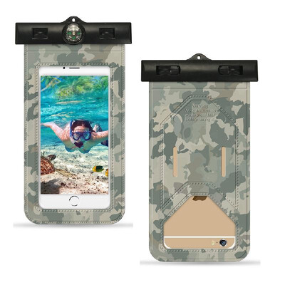 

Universal Camouflage Mobile Phone Waterproof Dustproof Pouch Bag for All Smart Phones
