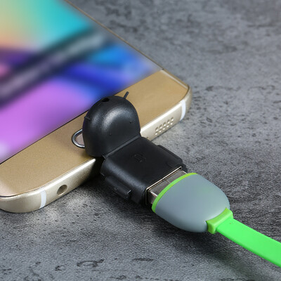 

Micro USB to USB 20 Convert Connector Charging Data Sync Male to Female Adapter OTG Adapter Orange
