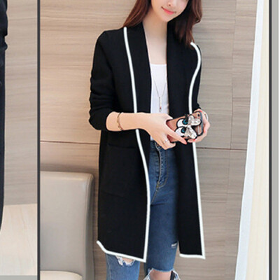

Starmoon Womens Winter Loose Wild Elegant Windbreaker Sweater Coat Cardigan