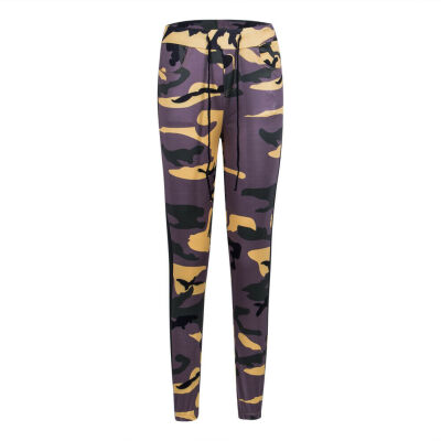 

Womens Camo Trousers Casual Hip-hop Military Army Combat Camouflage Pants