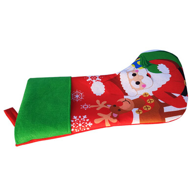 

Tailored Christmas Bag Gift Candy Bag Merry Christmas Tree Santa Claus Elk Decor