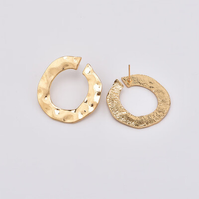 

2019 new brand design metal circle earrings minimalist generous creative earrings gifts for women