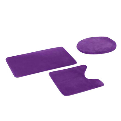 

Gobestart 3pcs Non-Slip Fish Scale Bath Mat Bathroom Kitchen Carpet Doormats Decor