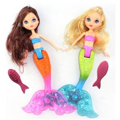 

Waterproof LED Light Swimming Mermaid Doll Kid Girls Toy Bath Swimming pool