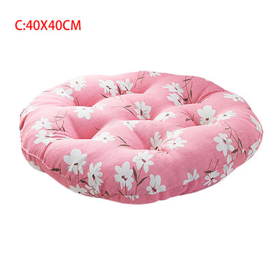 

Gobestart Chair Cushion Round Cotton Upholstery Soft Padded Cushion Pad Office Home Or Car Seat Cushion