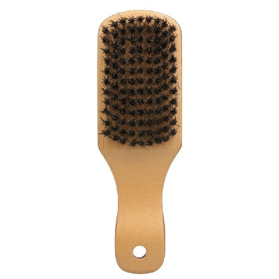 

Beard Brush with Firm Bristles Hair & Gripping Handle for Skin Exfoliation & Itchy Beards Portable Brush for Daily & Travel Use