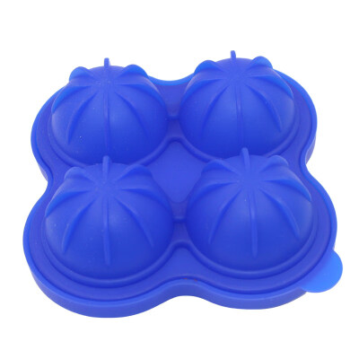 

Silicone Ice Cube Mold Round Ball Maker 4-grid Tray Mould Bar Restaurant Tool