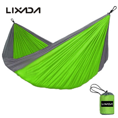 

Lixada Portable Durable Compact Nylon Fabric Traveling Camping Hammock for Two Persons