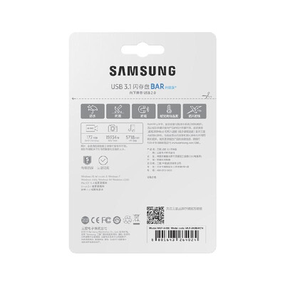 

SAMSUNG BAR PLUS 300MBS 256GB USB 31 Gen 1 Flash Drive Pen Drive Metal Memory Stick Storage Device MUF-256BE4CN