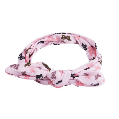 

Baby Girls Bunny Cute Kids Turban Knot Rabbit Headband Bow Hair bands Head wrap