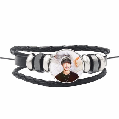 

KPOP Stray Kids Album Same paragraph Retro Time Gem Bracelet Creative DIY Woven Beaded Jewelry Hot Gift for Fans