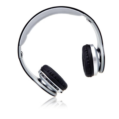 

Foldable Wireless Bluetooth Stereo Headphone Headset Mic FM TF Slot for iPhone iPad PC White