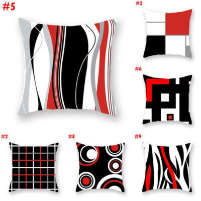 

USA Modern Geometric Pillow Cushion Case Home Decoration Polyester Cushion Cover
