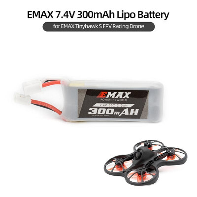 

EMAX 74V 300mAh Lipo Battery for EMAX Tinyhawk  FPV Racing Drone