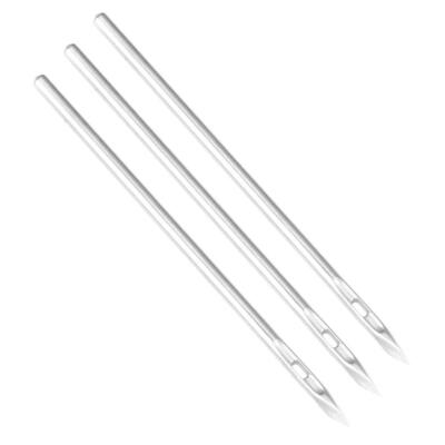 

3pcsset Auto Lock Stitch Sewing Awl Diamond Tip Needles Leather Craft Tool