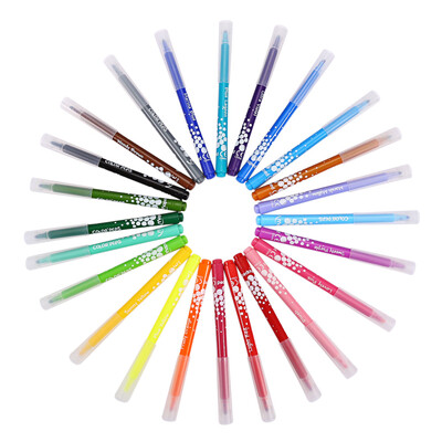 

Maped Universal Bright Colorful Watercolor Brush Pen Water Based Marker with 24 Colors