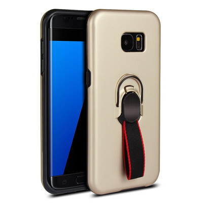 

Phone Ring Case Samsung Galaxy S7 Edge Magnetic Car Mount Stand Cover Samsung S7 Edge SM-G935FD SM-G935F Hybrid TPU Bumper Case