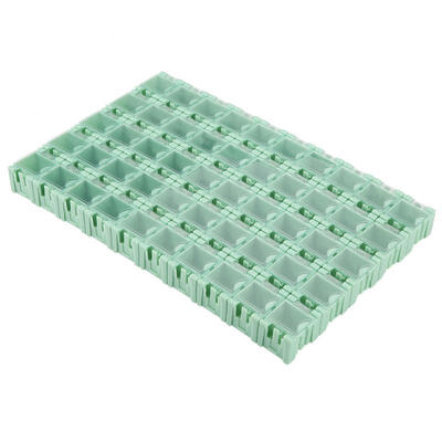 

Greensen 50Pcs Green SMT SMD Container Box Electronic Components Mini Storage Case