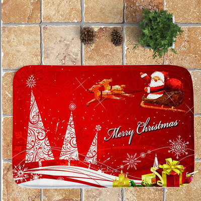 

Toponeto Merry Christmas Welcome Doormats Indoor Home Carpets Decor 40x60CM