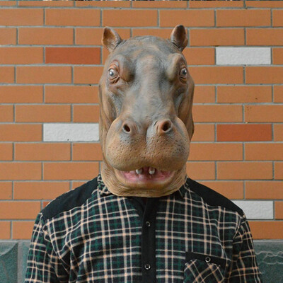 

Siaonvr Halloween celebrations Latex Animal Mask Costume Accessory