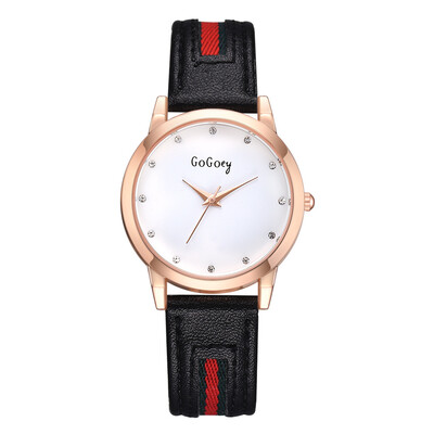 

Watch ladies watch rose gold border decoration fashion ladies sports watch