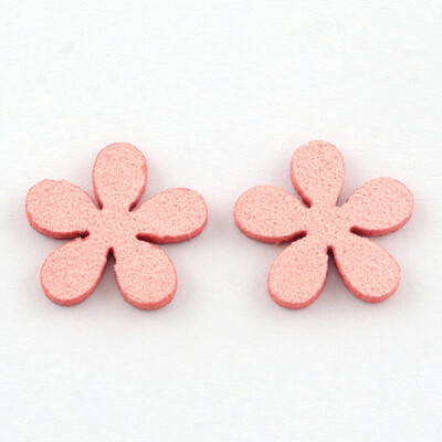 

Handmade Faux Suede Costume Accessories Flower Pink 155x16x15mm