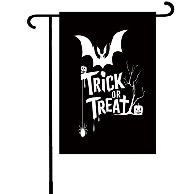 

Toponeto Halloween Bat Pumpkin Witch Garden Banner Home Decoration Banner 30x45cm