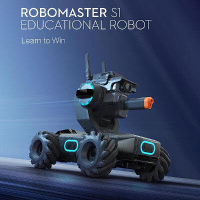 

DJI Robomaster S1 Intelligent Educational Robot 4WD Brushless HD FPV APP Control with AI Modules Support Scratch 30 Python Progra