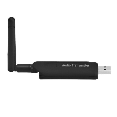

B5 Bluetooth Transmitter Wireless Audio Transmitter Stereo Bluetooth 40 Music Stream External Antenna Strong Signal for TV Notebo