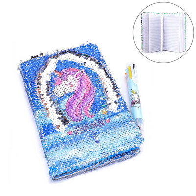 

Magic Sequin Journal Reversible Sequin Office A5 Notebook Mermaid Notepad School Diary
