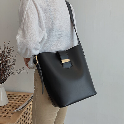 

Senior sense big bag female bag 2019 new fashion bucket bag summer small fresh wild ins shoulder shoulder bag