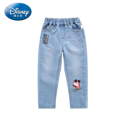 

Disney Disney self-employed childrens clothing boys childrens knit fashion denim trousers 2019 spring&summer new DA916889D01 light denim blue 90