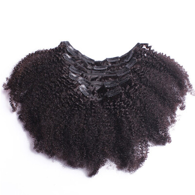 

Dolago Afro Kinky Curly Clip In Human Hair Extensions 4B 4C Peruvian Human Natural Hair 3B 3C Bundles Clip Ins