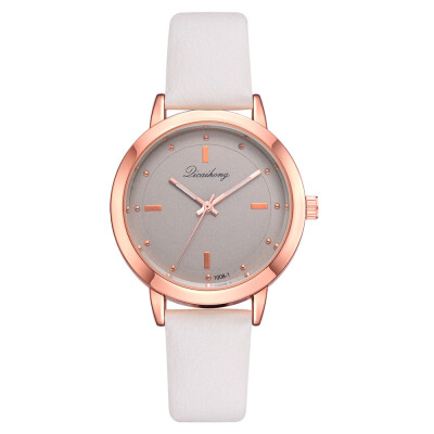 

Korean version of the wholesale watch student ultra-thin PU leather quartz watch simple casual female watch