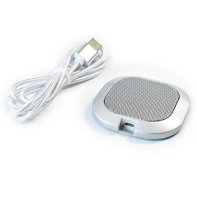 

Mini Portable Microphone 360-degree Omnidirectional Microphone with 15m USB Cable USB Plug&Play for Video Chat Conference Bus