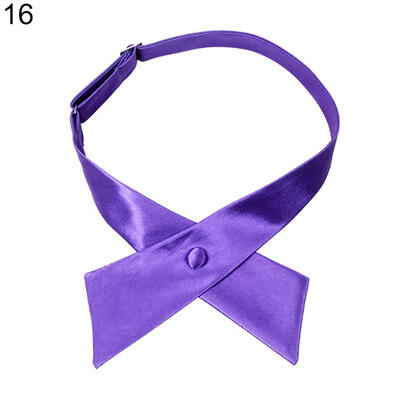 

Men Women Formal Party Wedding Adjustable Cross Bow Tie Wear Accessory Gift