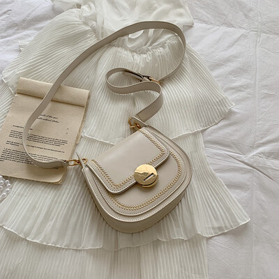 

Summer bag female 2019 new wave Korean version of the summer small fresh wild shoulder slung ins fashion saddle bag