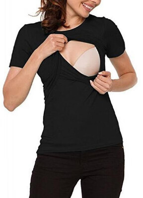 

Convenient Mommys Lactation Pure Color T-shirt