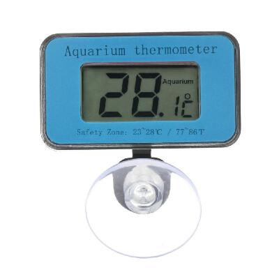 

Digital LCD Aquarium Thermometer with Suction Cup Waterproof Mini Indoor Fish Tank Thermometer Temperature Measurement Display Aqu