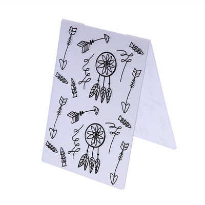 

Arrow Earrings Plastic Embossing Template Scrapbooking Album DIY Craft
