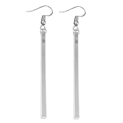 

Evening Party Women Fashion Long Bar Drop Dangle Hook Earrings Jewelry Gift