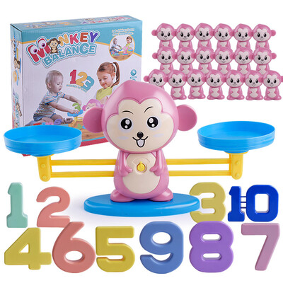 

YIWULAMonkey Balance Game Scale Early Learning Weight Child Kids Intelligence Toys