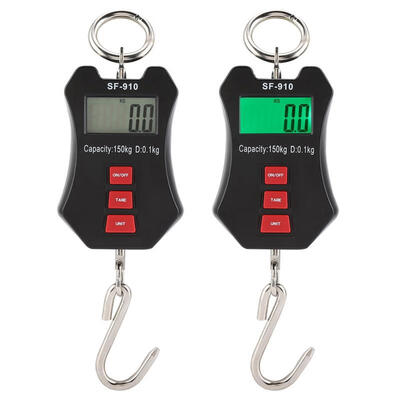 

Greensen Portable LCD Digital Electronic Hanging Scale Weighing Balance Max Load 150Kg