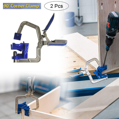 

〖Follure〗Auto-adjustable 90 Degree Corner Clamp&Face Frame Clamp Woodworking Fit Tool