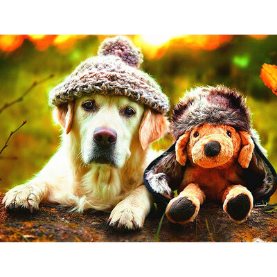 

DIY Diamond Painting Animal Dog Full Square Embroidery Sale Picture Rhinestone Diamond Mosaic Home Decor Gift Drop Ship